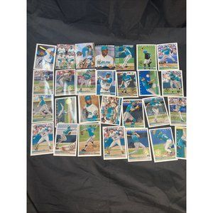 1993 Upper Deck Florida Marlins 1st Season Gold Stamped 28 Card Team Set
